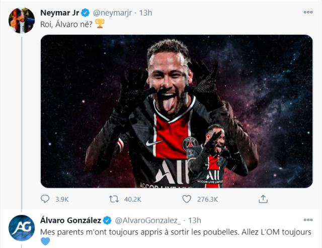 华体会-法甲“歧视门”又出续集 内马尔与阿尔瓦罗斗图互喷